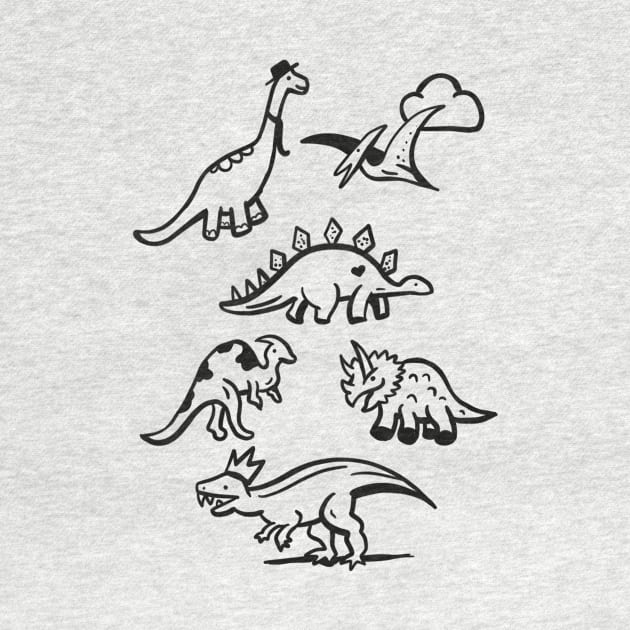 Dinosaurs by Uglyblacksheep